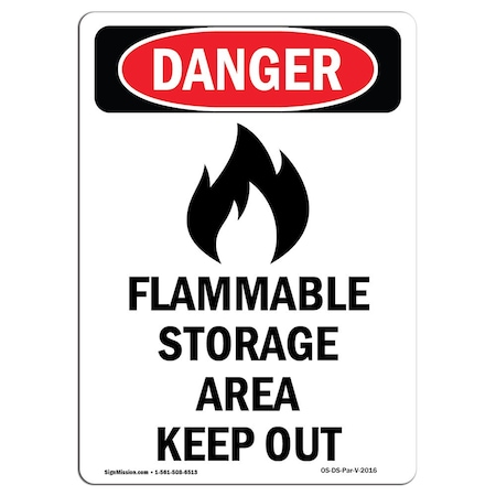 Signmission Safety Sign, OSHA Danger, 18" Height, Aluminum, 1218-V-2016, Portrait OS-DS-A-1218-V-2016